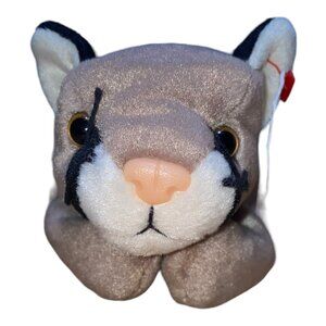 Ty Beanie Babies Canyon Cougar 1998 Plush Stuffed Animal Hang 5th Gen Tush 6th G